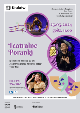 Kraków Wydarzenie Spektakl Teatralne Poranki w Forcie Borek "Tajemnica skarbu na kurzej nóżce"